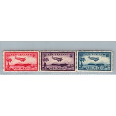 NUEVA ZELANDA 1935 Yv AEREA 6/8 SERIES COMPLETA NUEVA CON GOMA DOS SELLOS MINT AVIONES RARA 22 EUROS
